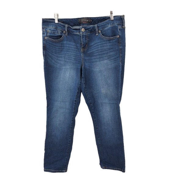 Torrid Premium Ultra Skinny Womens Size 16R Blue Jeans High Rise Dark Wash - Picture 1 of 12
